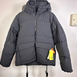 All In Motion Men’s Black Heavyweight Puffer Jacket Wind & Water Resistant XL